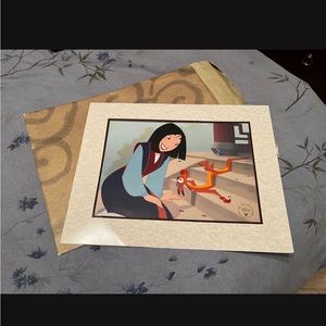 The Disney Store Mulan Print 1999 Lithograph Collection